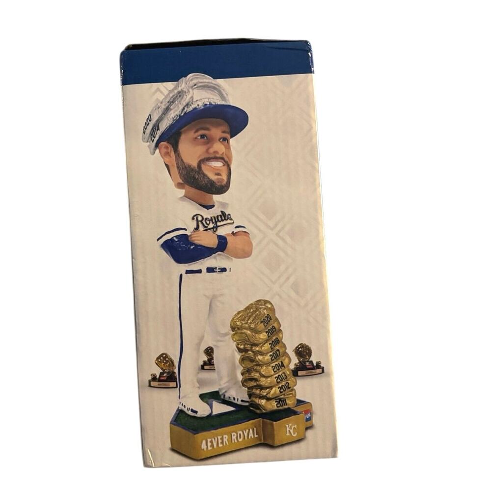 New Kansas City Royals Alex Gordon commemorative bobble head SGA MLB baseball